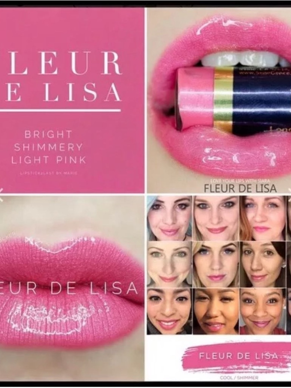 Lipsense by SeneGence new never opened full sized tube Fleur de Lisa - Picture 2 of 3
